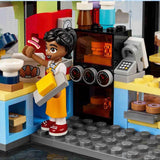 LEGO Friends kavárna v městečku Heartlake, dětská hračka, pekárna hraček, tip na dárek pro dívky a chlapce 6+, sada 3 hracích figurek a figurky psa 42618 Stavebnice Besuche den LEGO-Store