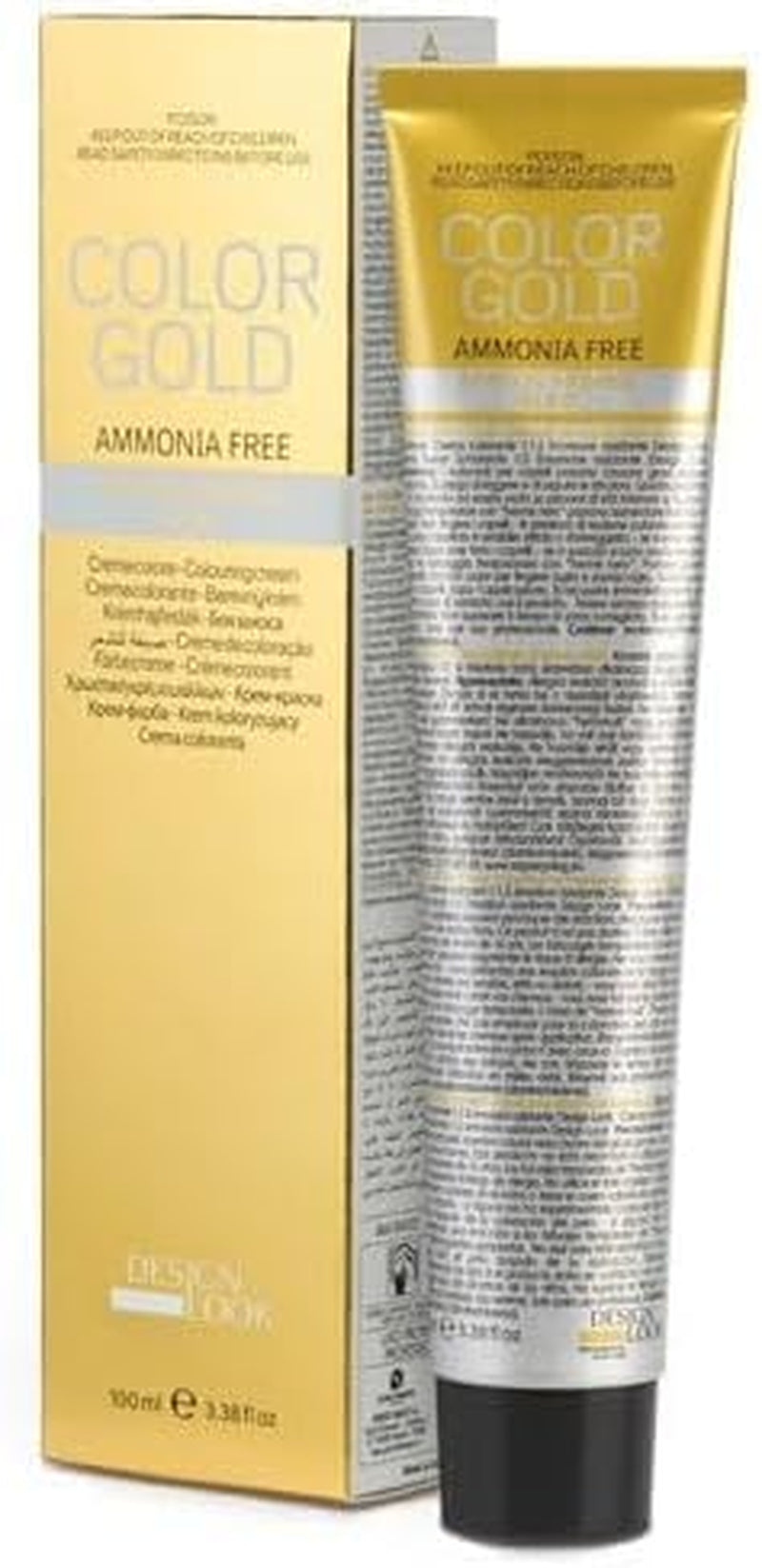 - Barva krémová Color Gold 7.0 Blond - 100 ml - Profesionální barva na vlasy s šedým povlakem Barva na vlasy Naty Shop 7,0 kg 100 Ml (1 balení)