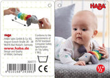HABA 304771 - Figurka jezevčíka chrastítko, látková hračka pro miminko s chrastícím motorem, hračka od 6 měsíců Toys Bebe Naty Shop