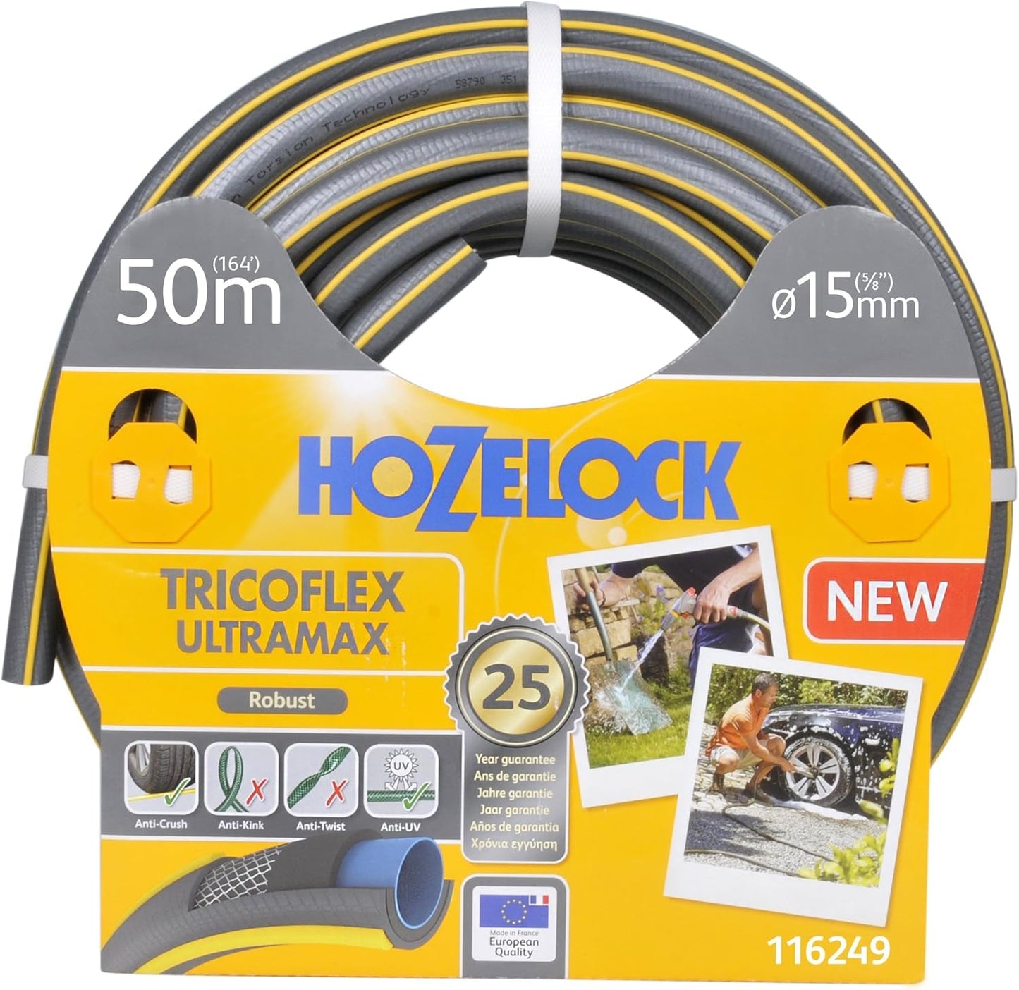 Hadice Hozelock Tricoflex Ultramax 25 m (průměr 12,5 mm)