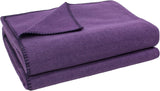 Deka Zoeppritz v barvě: červená, Vyrobeno z 65% Polyester, 35% Viskóza, Rozměr: 160X200 Cm, 103291-235-160X200 Postele a přikrývky Zoeppritz od roku 1828 490 Lilek 180 X 220 Cm