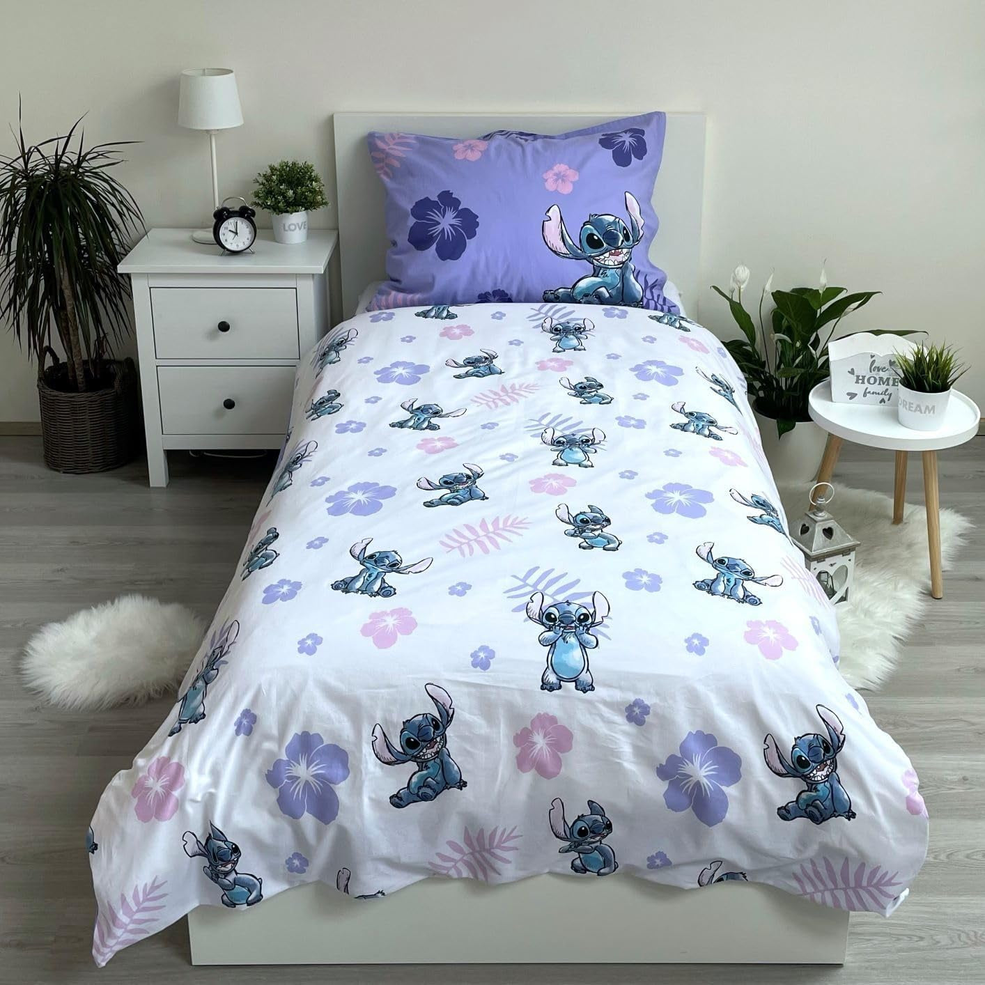 Lilo & Stitch oboustranné dětské povlečení, 100% bavlna Povlečení - dětské Naty Shop