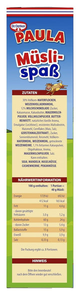 Zábava s müsli Dr. Oetker