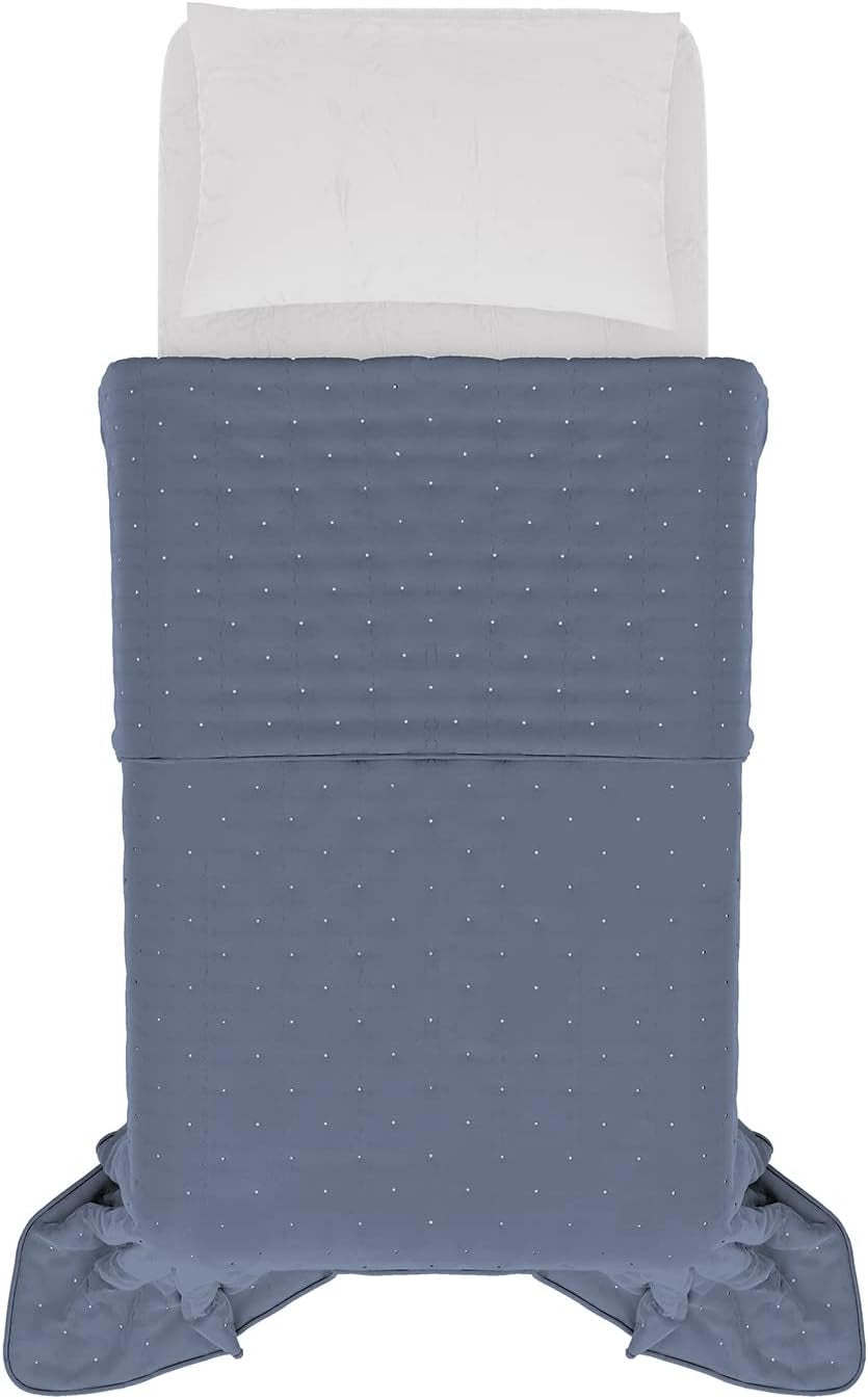 Italské povlečení CHIC letní přikrývka, mikrovlákno, SINGLE 170X250Cm, hnědá Přikrývky a přikrývky Naty Shop Blue Single 170X250Cm