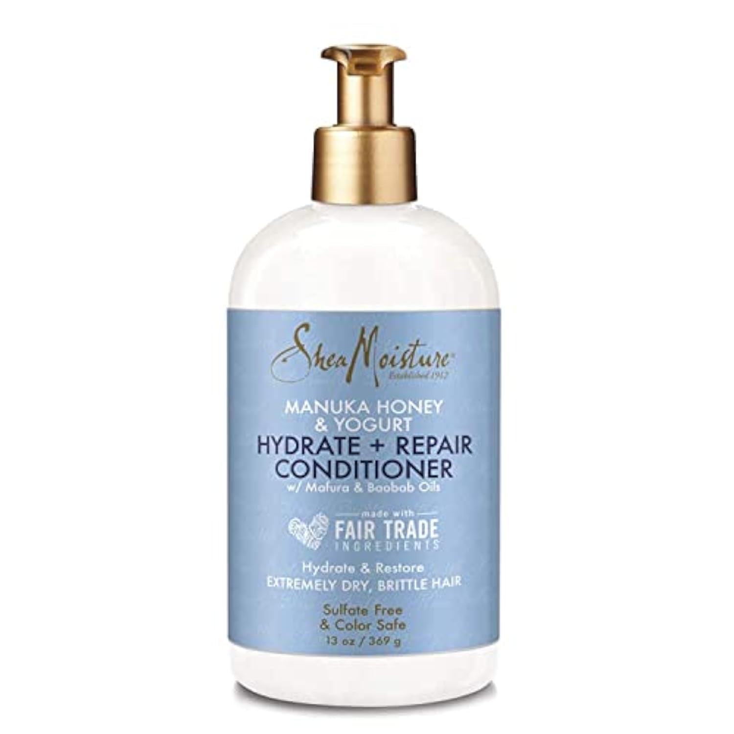 Sheamoisture Hydrate & Repair, Extrémně suché a lámavé vlasy Kondicionér, Manuka Med a Jogurt Sheamoisture Hair Care 369 gramů
