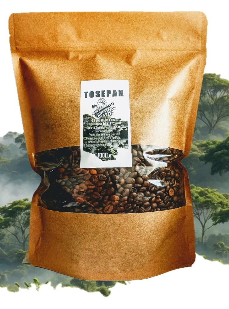 Káva Tosepan Arabica z tropického lesa Mexika 1000g