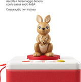 Zvuková figurka - hudební plyšová hračka - hudba, písničky a zvuky - hračka, vzdělávací obsah, italská verze, chlapci a dívky 0-2 roky Bebe Toys Naty Shop