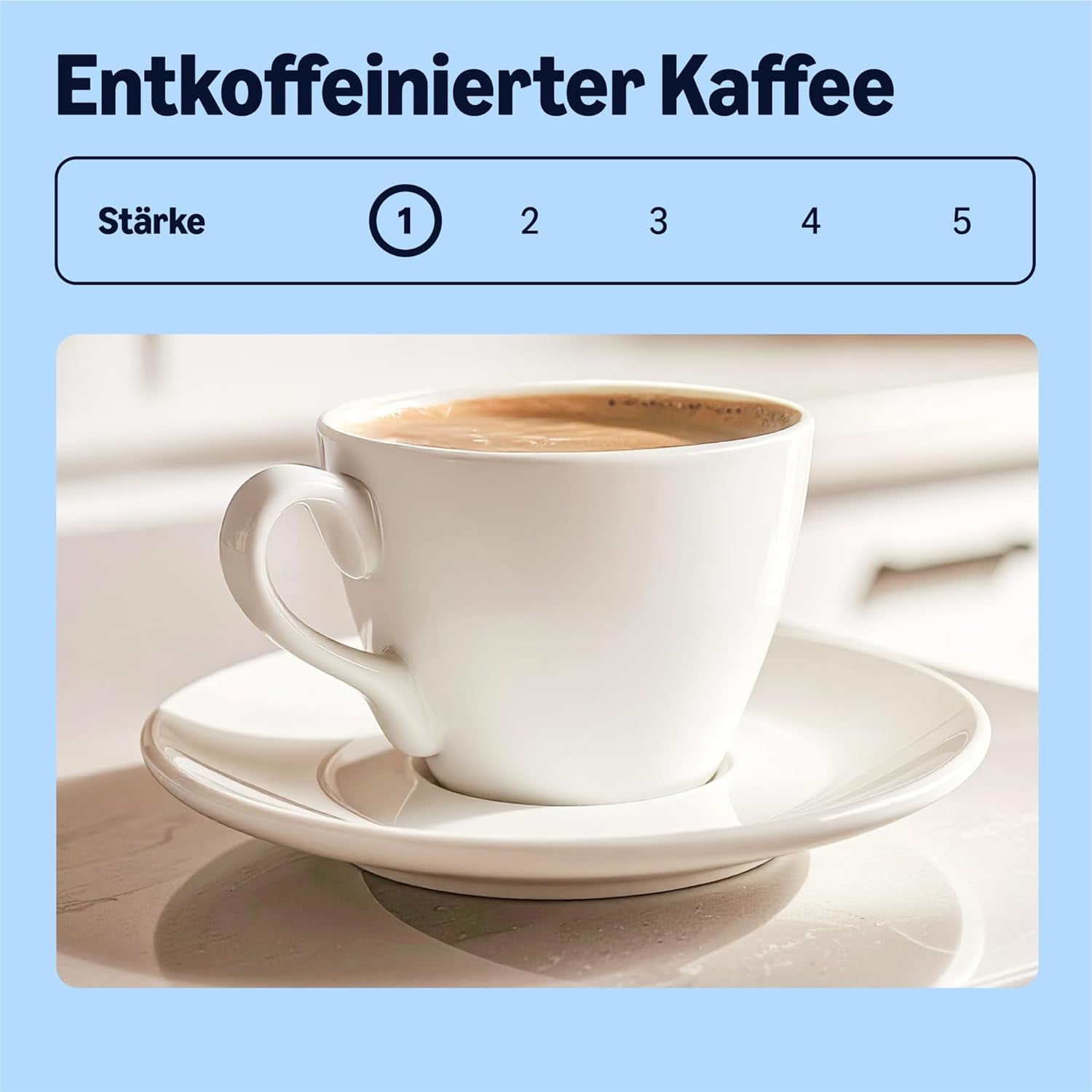 od Amazon Entkoffeinierte 100% Arabica-Kaffeepads, geeignet für Senseo-Maschinen, medium Röstung, 36 Stück (1 Packung mit 36 ​​​​Stück) – Rainforest Alliance-zertifiziert
