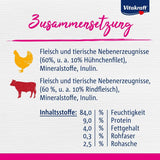 Vitakraft Poésie Délice, Country Selection, Nassfutter Katze, Katzennassfutter Gelee, s kuřecím masem, s hovězím masem (1 balíček s 6x 85g)