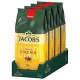 Jacobs Expert Roast Cafe Crema Gold, celá zrnková káva (4 x 1 kg)