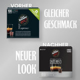 Caffè Vergnano 1882 - Èspresso Kompostierbare Kaffeekapseln, kompatibilní s Nespresso, Intenso (Intenso) - Packung Enthält 100 Kapseln