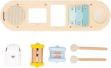 Janod - Hudební skladby Sweet Cocoon - 5 hudebních aktivit pro děti - Raná hudební výchova - Dřevěná hračka FSC - Od 12 měsíců, J04058 Baby Toys Naty Shop