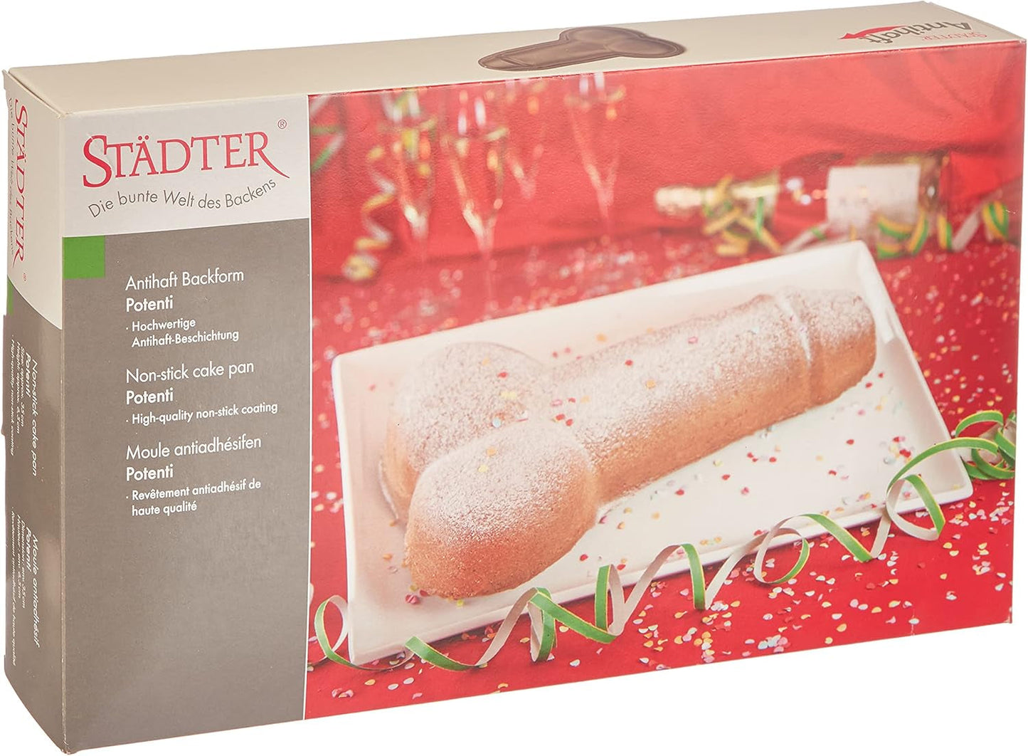 Staedter - Motivbackform Emil Der Igel - Hochwertige Antihaftbeschichtung - PFAS Frei Formy a plechy na pečení Naty Shop Motivbackform Potenti