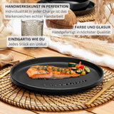 SÄNGER Madeira | 24dílná kombinovaná sada jídelního nádobí, sada kameninového nádobí pro 6 osob, 6 talířů, 6 snídaňových talířů, 6 talířů, 6 misek na těstoviny, sada nádobí a misek, matná černá | SBÍRKA HODNOT
