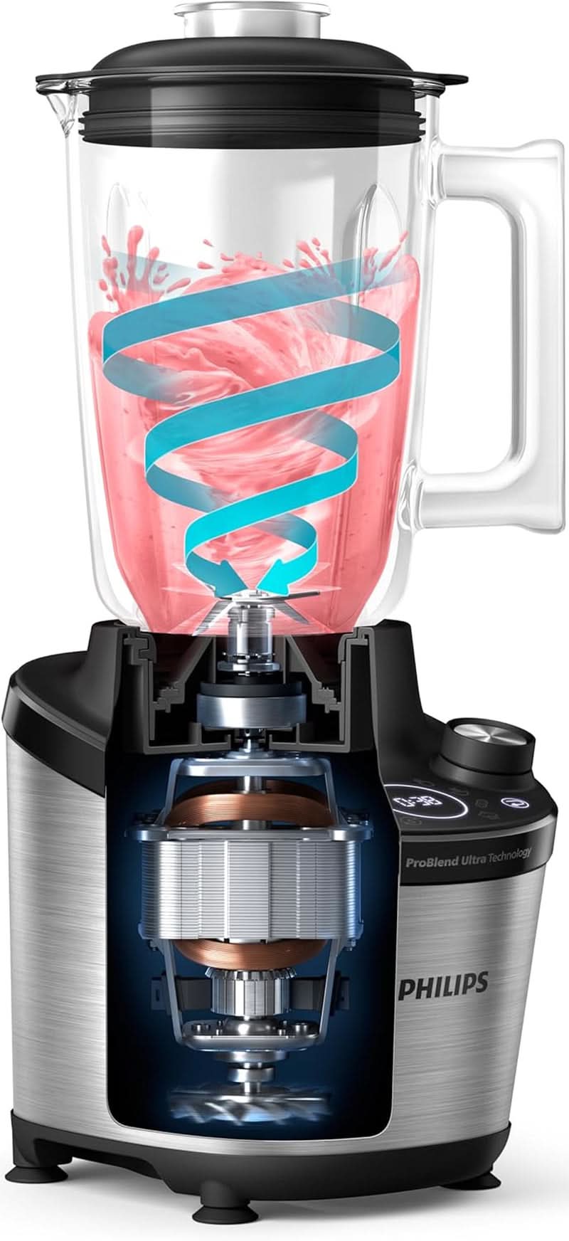 Mixér PHILIPS řady 7000 HR3760/00, 2l, 1500W, 12 rychlostních stupňů, černý Kuchyň Naty Shop