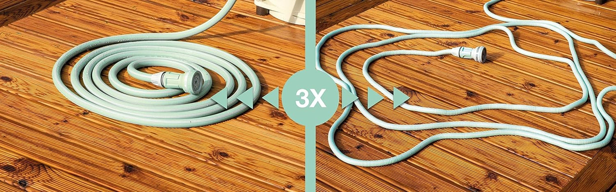 Magic Soft Smart 30 metrů – zahradní zavlažovací trubka, proti uzlům, proti kroucení, vodní hadice
