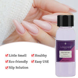 GZMAYUEN Poly Nail Gliding Solution 30 ml * 2 gel na prodlužování nehtů Tekutý gel na prodlužování nehtů – jednoduchý DIY roztok na klouzání se štětcem