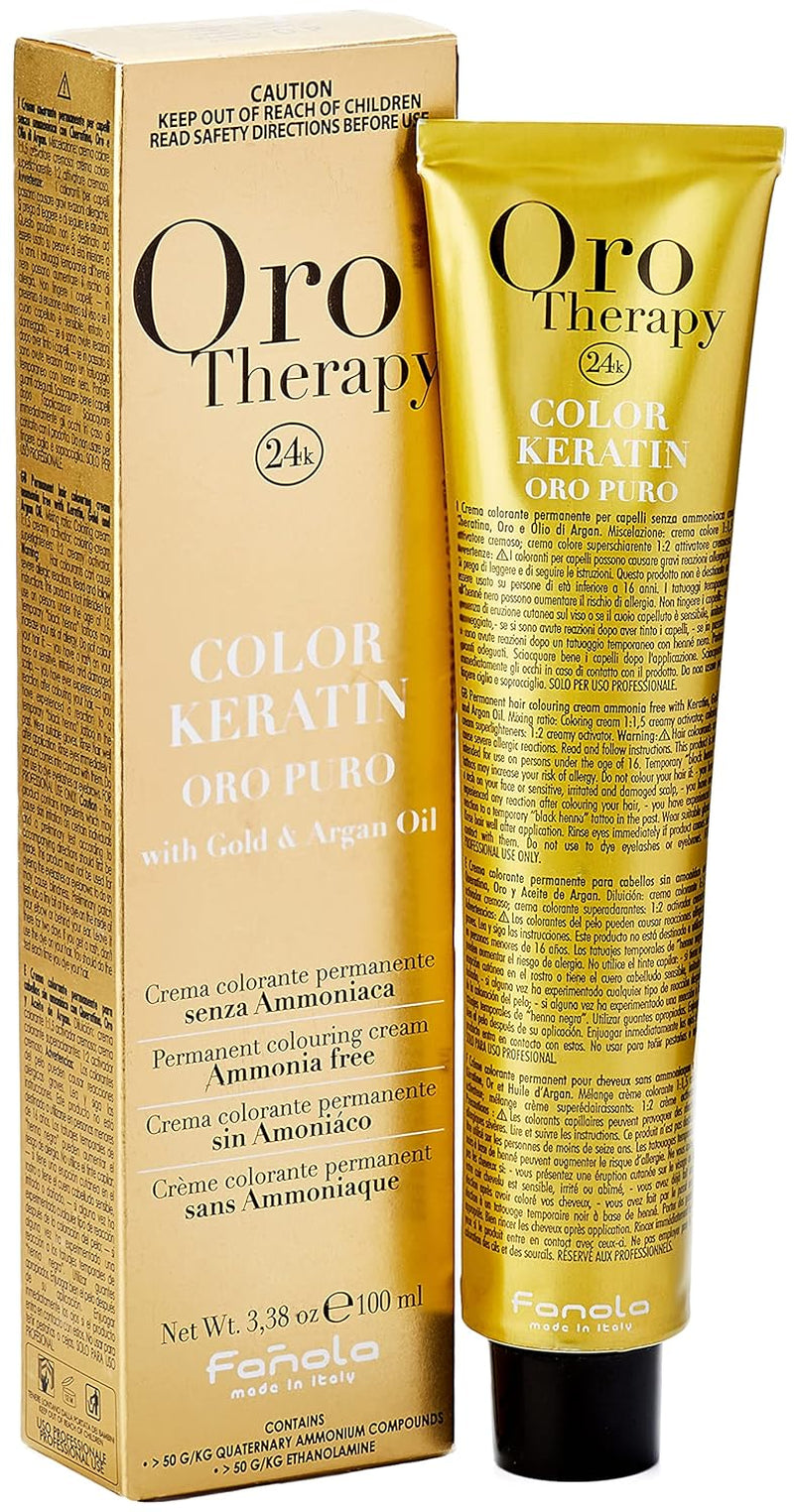 Fanola Oro Therapy Color Keratin 5.0 100ml Barva na vlasy Naty Shop 4 středně hnědá