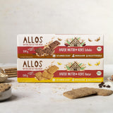 Allos Nutri Organické ovesné krekry | Křupavé celozrnné ovesné krekry | Sladíme medem 6 x 130g