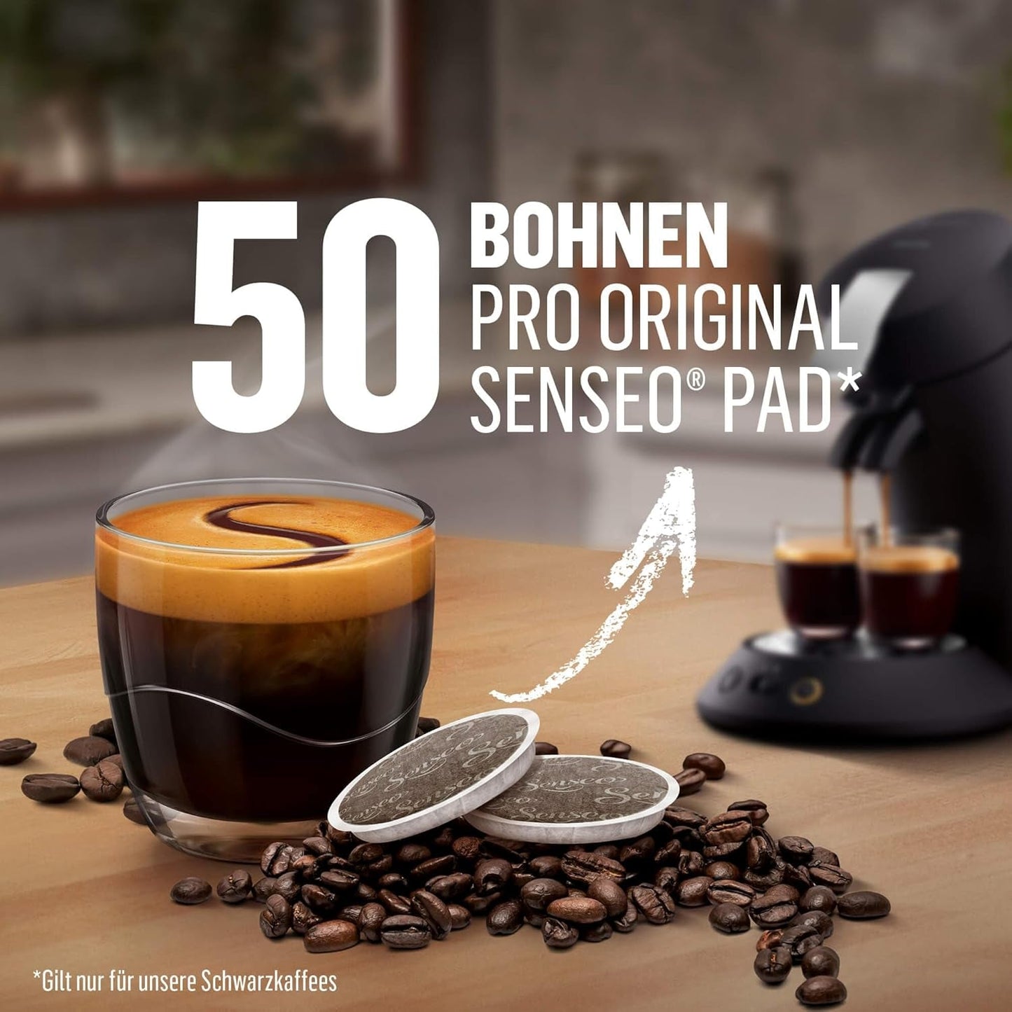 Senseo Pads Caffè Crema, 5 x 16 Getränke, 80 kaffeepadů