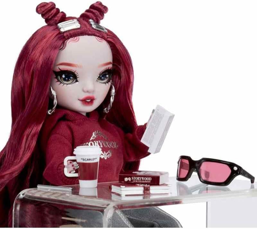Rainbow High Shadow High Series 3 - Scarlett Rose - Maroon Fashion Panenka - Módní oblečení a více než 10 barevných herních doplňků - Ideální pro děti ve věku 4-12 let a sběratele