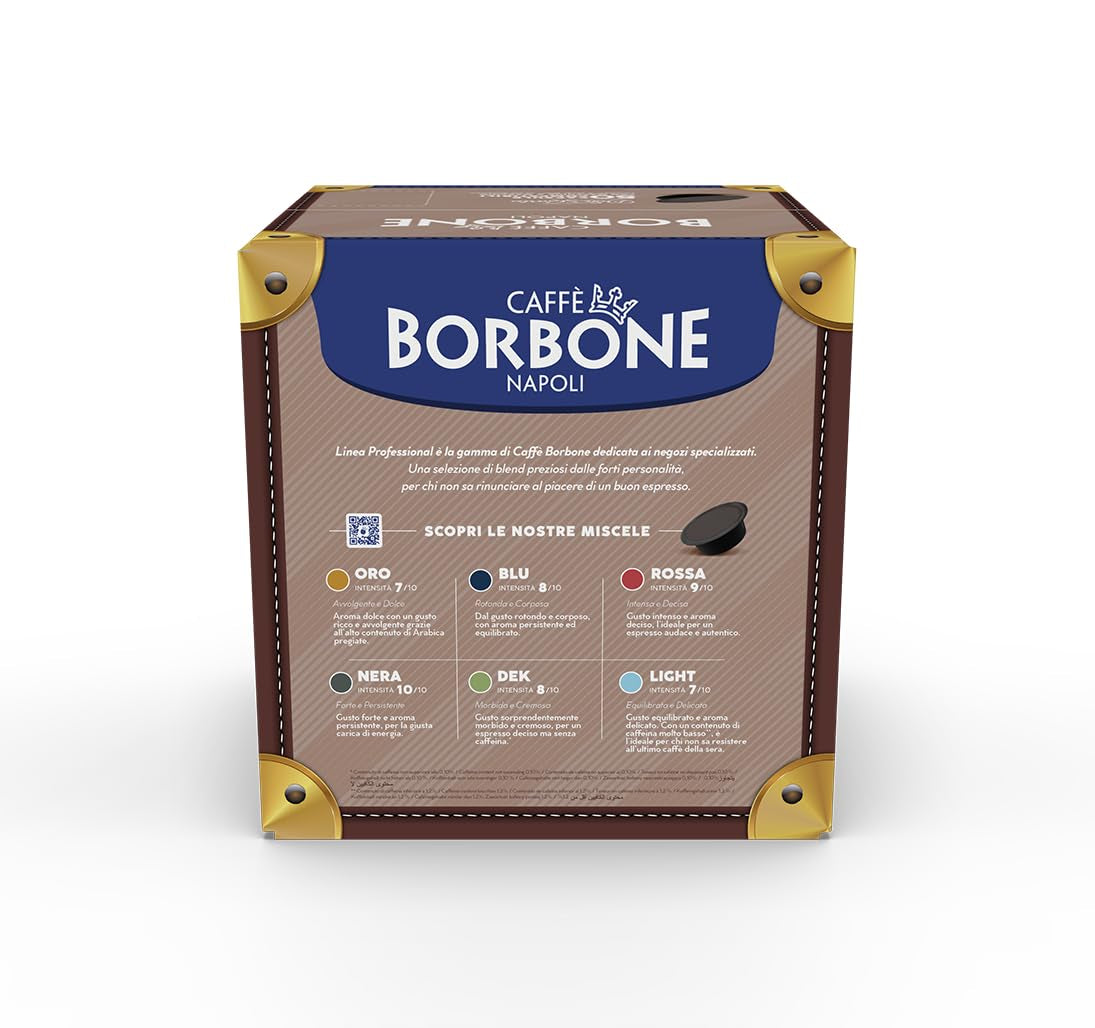 Caffè Borbone Don Carlo Blaue Blend - 50 Kapseln - Kompatibilní s Lavazza®* A Modo Mio®* Haushalts-Espressomaschinen