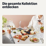 Sada nádobí z glazované kameniny Amazon Basics, 18 kusů, 6 kompletních sad, lze mýt v myčce, slonovina