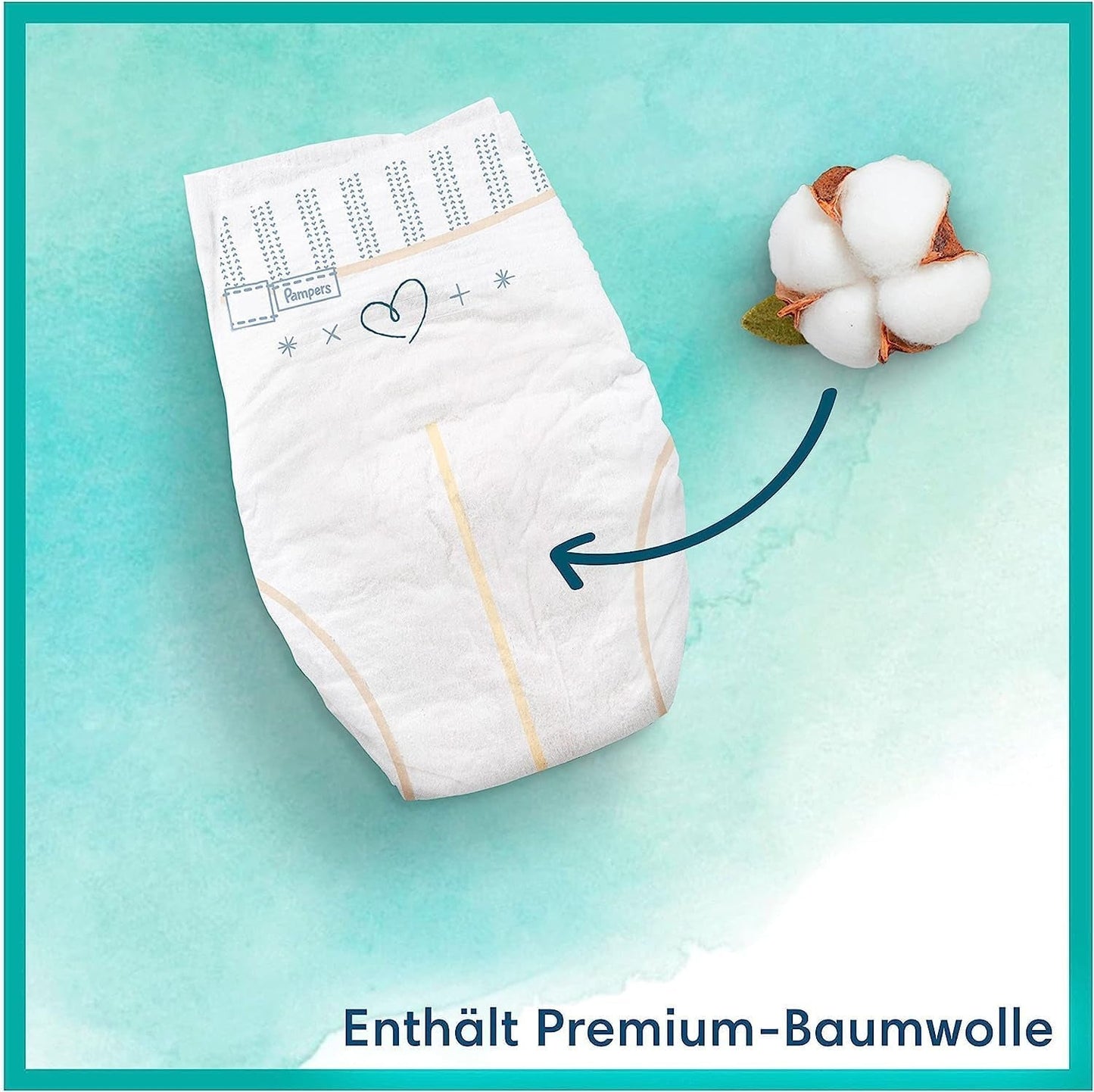 Sada dětských plen Harmonie Velikost 2 (4-8 kg, 240 kusů) MĚSÍČNÍ BOX a Krabice na vlhčené ubrousky Harmonie Aqua Baby 720 ubrousků (15 x 48), Baby Essentials