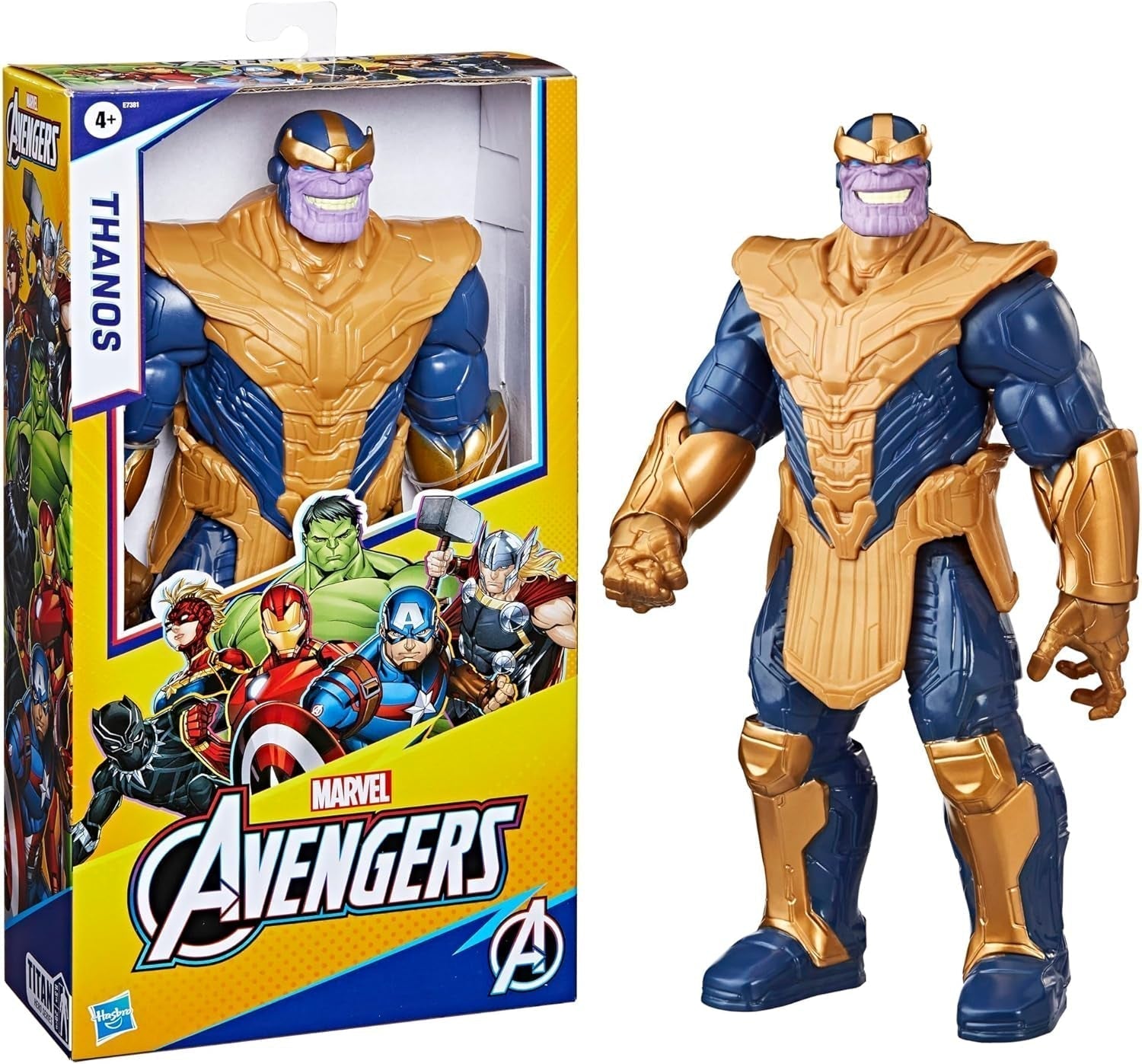 Marvel Avengers Titan Hero Series Deluxe Thanos akční figurka Hnědá Akční figurky Naty Shop