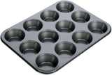 Backform, Schwarz, 26,5 X 18 X 3 cm Formy a plechy Naty Shop 12 Muffins