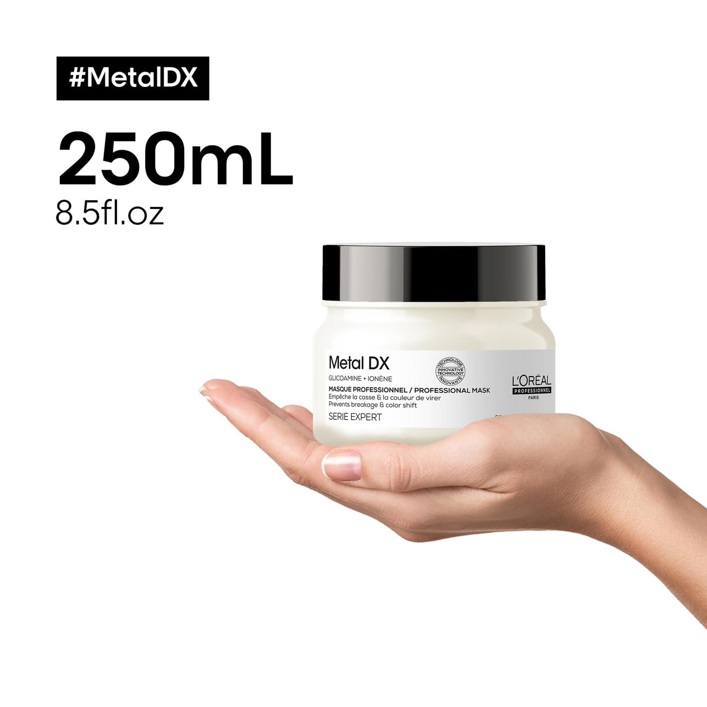 L'Oréal Professionnel Pro barvené vlasy, Zářivé barvy a lesk, řada Expert, Metal DX Maska na vlasy Naty Shop