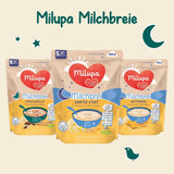 Mléčná kaše Milupa Gentle Start - Cereálie pro kojence bez lepku, bez palmového oleje - Bez konzervantů a barviv - Od 5 měsíců - 4 x 400 g
