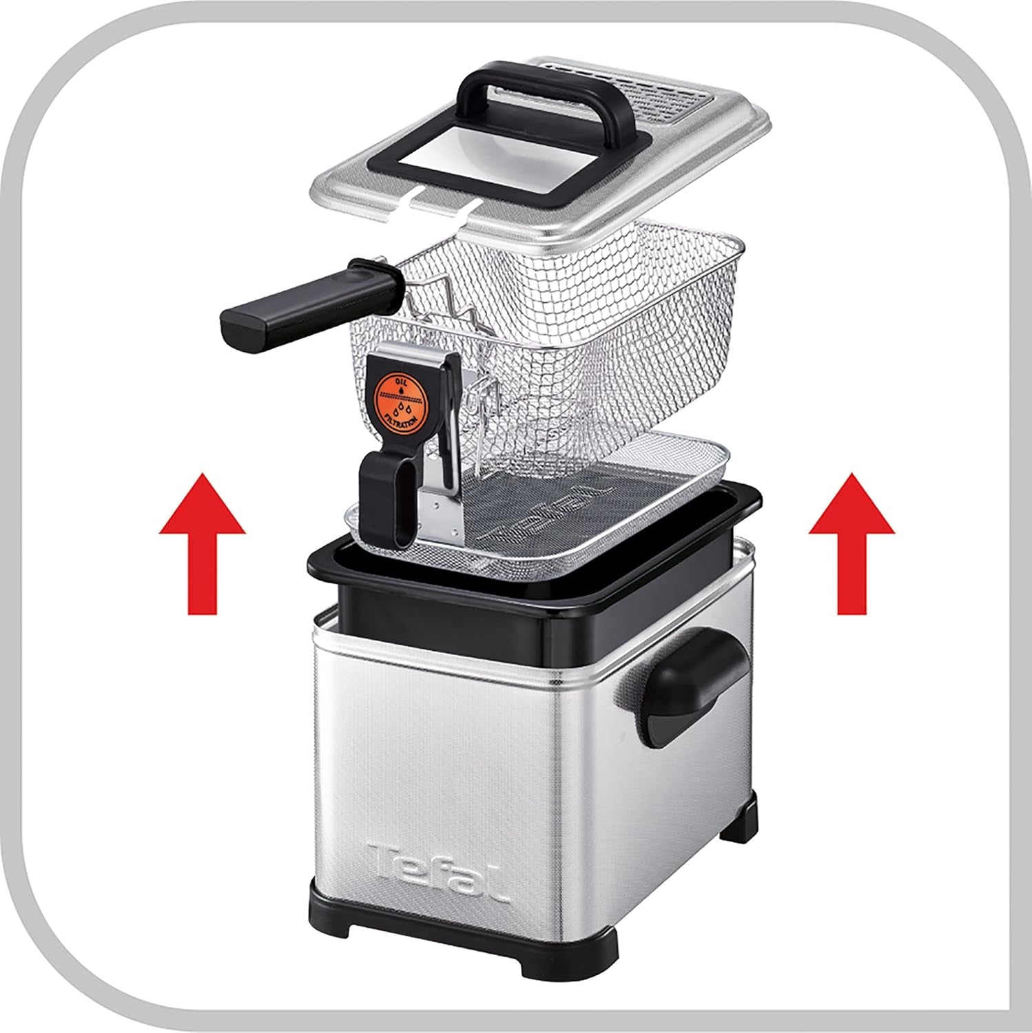 Tefal FR5160 Filtra Pro, poloprofesionální fritéza na olej Appliances Naty Shop