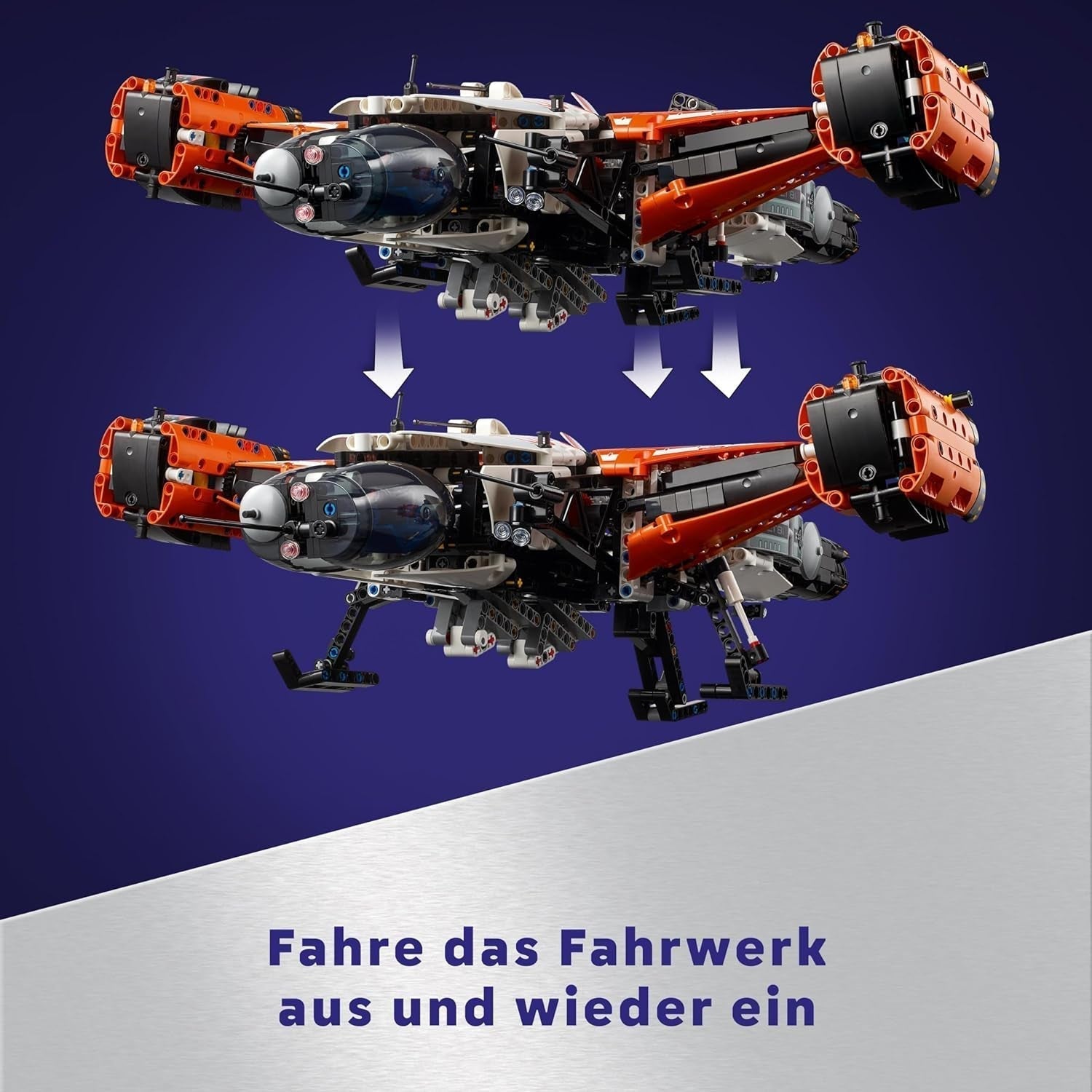 LEGO Technic Vtol Space Transporter LT81, Vesmírná stavebnice, Vesmírná hračka, Vesmírná loď, Hrací sada Mini Rover, Dárek pro chlapce a dívky starší 10 let 42181 Stavebnice Besuche den LEGO-Store