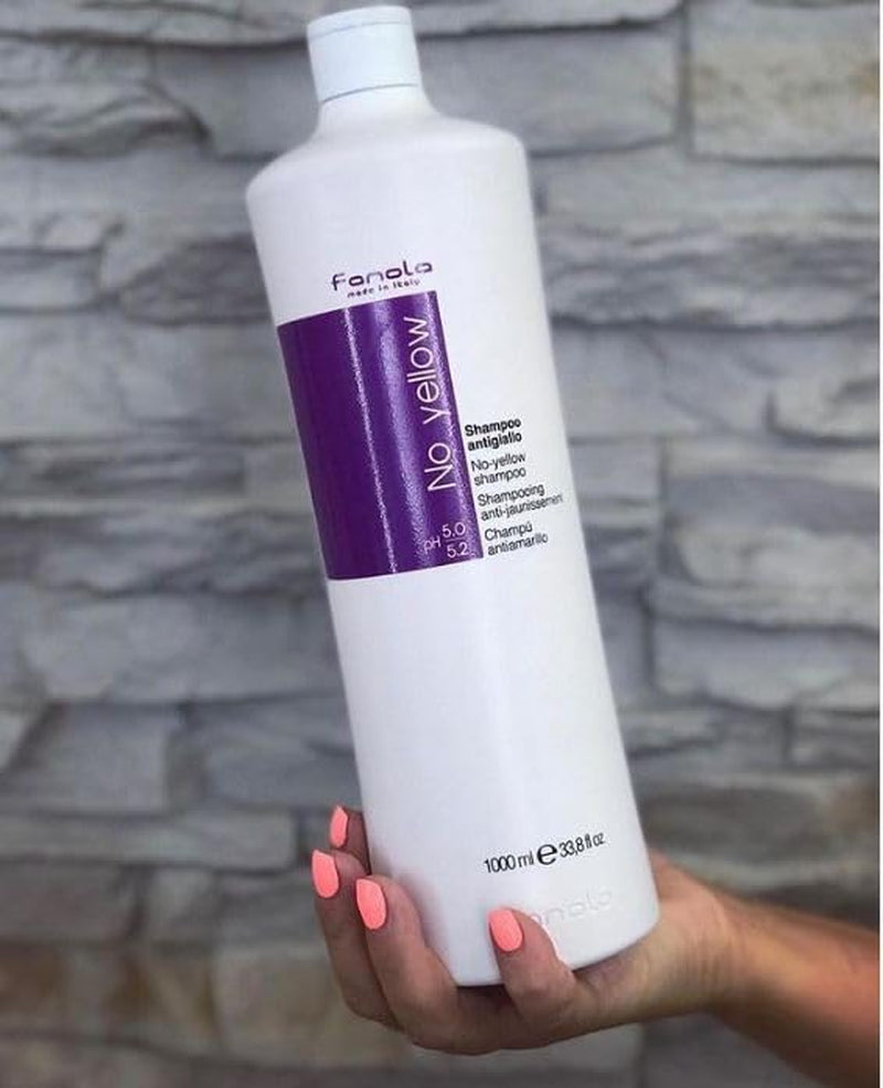 Fanola No Yellow Silver, Šampon proti žlutým skvrnám, 1000 ml Fanola Sprcha a koupel