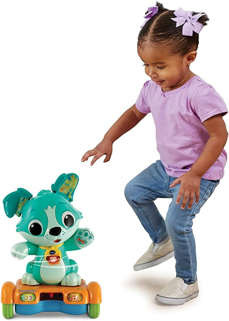Vtech Baby Catch Me Puppy - Motorizované hoverboard štěně podporuje pohyb - S pohyblivými ušima, písničkami, zvuky a učebním obsahem - Pro děti ve věku 12-36 měsíců Bebe Toys Naty Shop