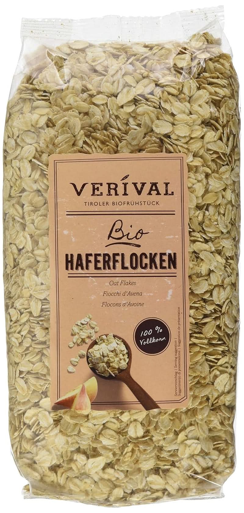 Verival Ovesné vločky - Bio, balení 6 x 500 gramů Cereale Naty Shop