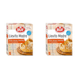 RUF Lievito Madre Sauerteig, Milder Weizen-Sauerteig, Mutterteig, Kurze Teigruhe Durch Enthaltene Trockenhefe, Lievito Madre Getrocknet Für Brot, Bageta, Focaccia, 3X35G Směs na pečení a vaření Naty Shop 35 G (6Er Teigruhe Pack) Kurze
