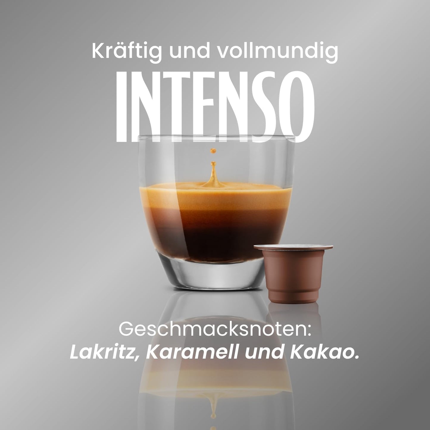 Caffè Vergnano 1882 - Èspresso Kompostierbare Kaffeekapseln, kompatibilní s Nespresso, Intenso (Intenso) - Packung Enthält 100 Kapseln