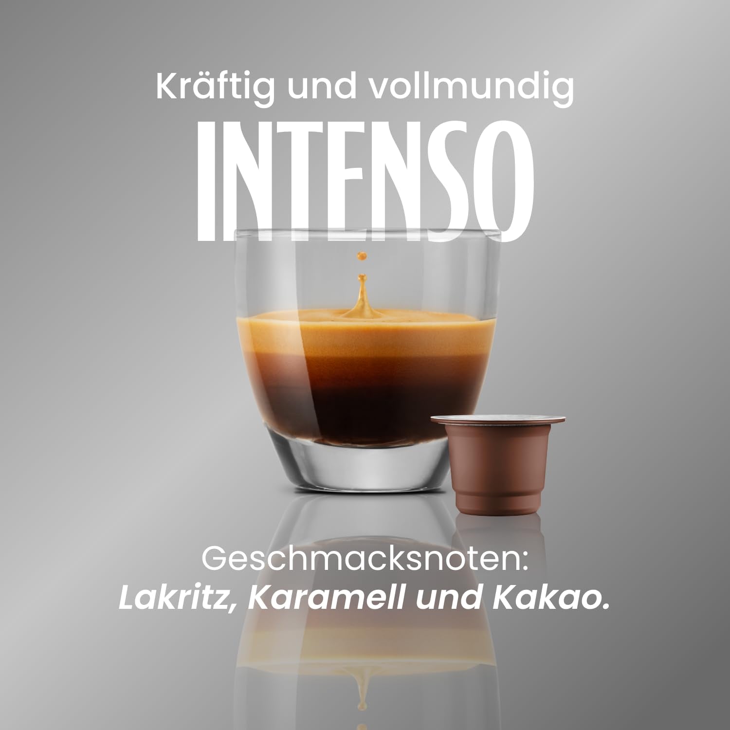 Caffè Vergnano 1882 - Èspresso Kompostierbare Kaffeekapseln, kompatibilní s Nespresso, Intenso (Intenso) - Packung Enthält 100 Kapseln