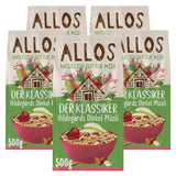 Allos neslazené proteinové müsli | Bio müsli | Ovesné vločky | Cereálie k snídani | Vegan (5 x 450 g), 1 kus (balení 5 ks)