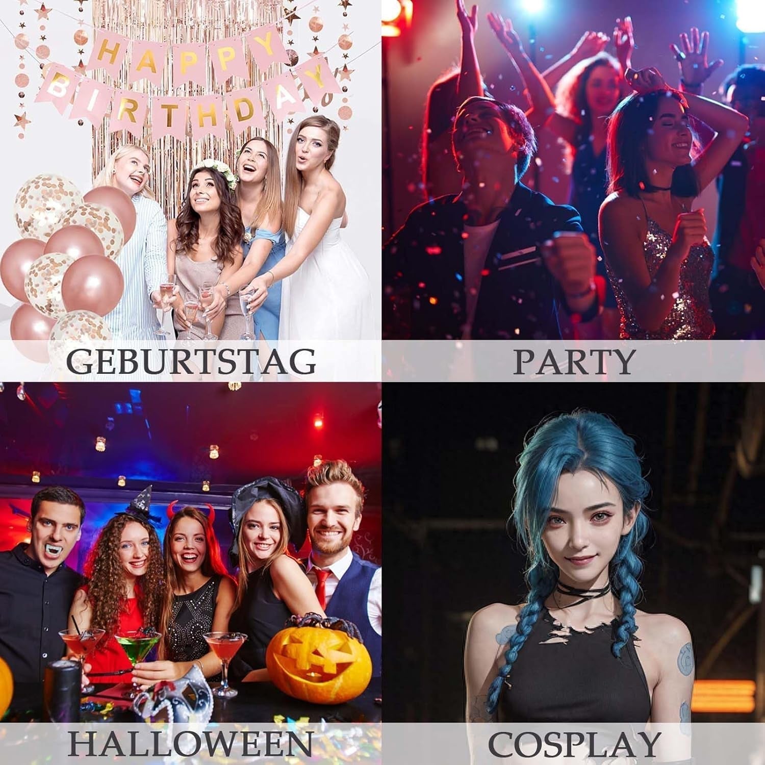 Okamžitá barva na vlasy 6 barev Dočasná řasenka na vlasy pro dívky a ženy Smývatelné vlasy Chalk Rainbow Hair Mascara Barva na vlasy pro karneval Halloween Cosplay Party Narozeniny (A) Naty Shop Hair Dye