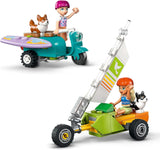 LEGO Friends Plážové dobrodružství se psy Stavebnice pro dívky 6letá zvířátka se 2 minifigurkami a 2 figurkami Corgi Kreativní děti Dárek pro surfové prkno Dobrodružná stavebnice 42641 Stavebnice Besuche den LEGO-Store