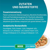 PURINA ONE Indoor Formula Mokré krmivo pro kočky, jemné kousky v domácí omáčce z tuňáka, balení 26 ks (26 x 85 g)