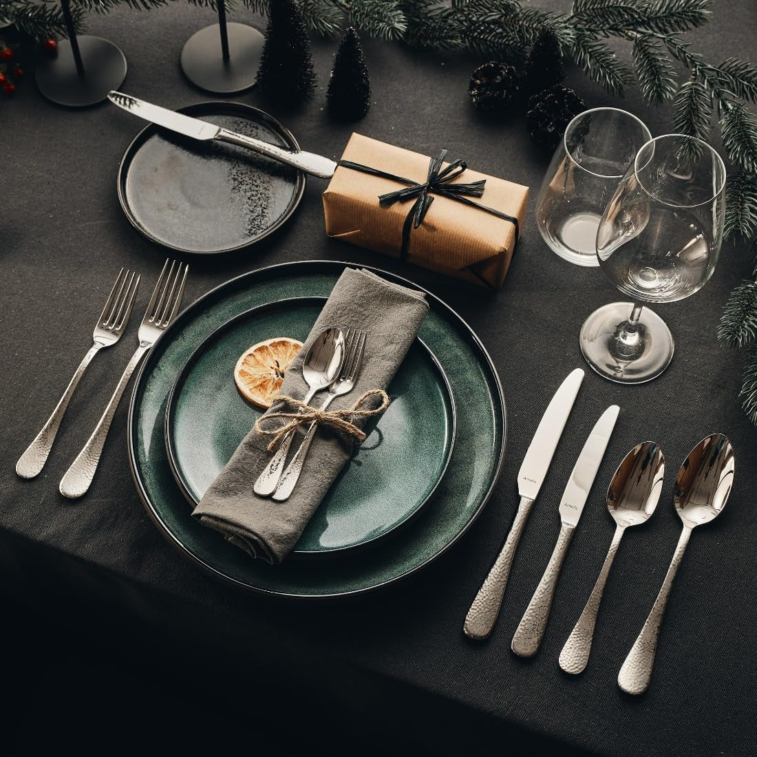 Sada příborů Amefa Sierra 6 osob | 24dílná nerezová ocel 18/10 Kitchen Naty Shop