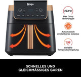 Fritéza Ninja Air Fryer MAX PRO AF180EUCP, 6,2 litru, bezolejová zařízení Naty Shop Appliances