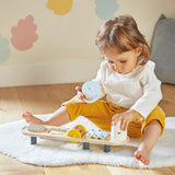 Janod - Hudební skladby Sweet Cocoon - 5 hudebních aktivit pro děti - Raná hudební výchova - Dřevěná hračka FSC - Od 12 měsíců, J04058 Baby Toys Naty Shop