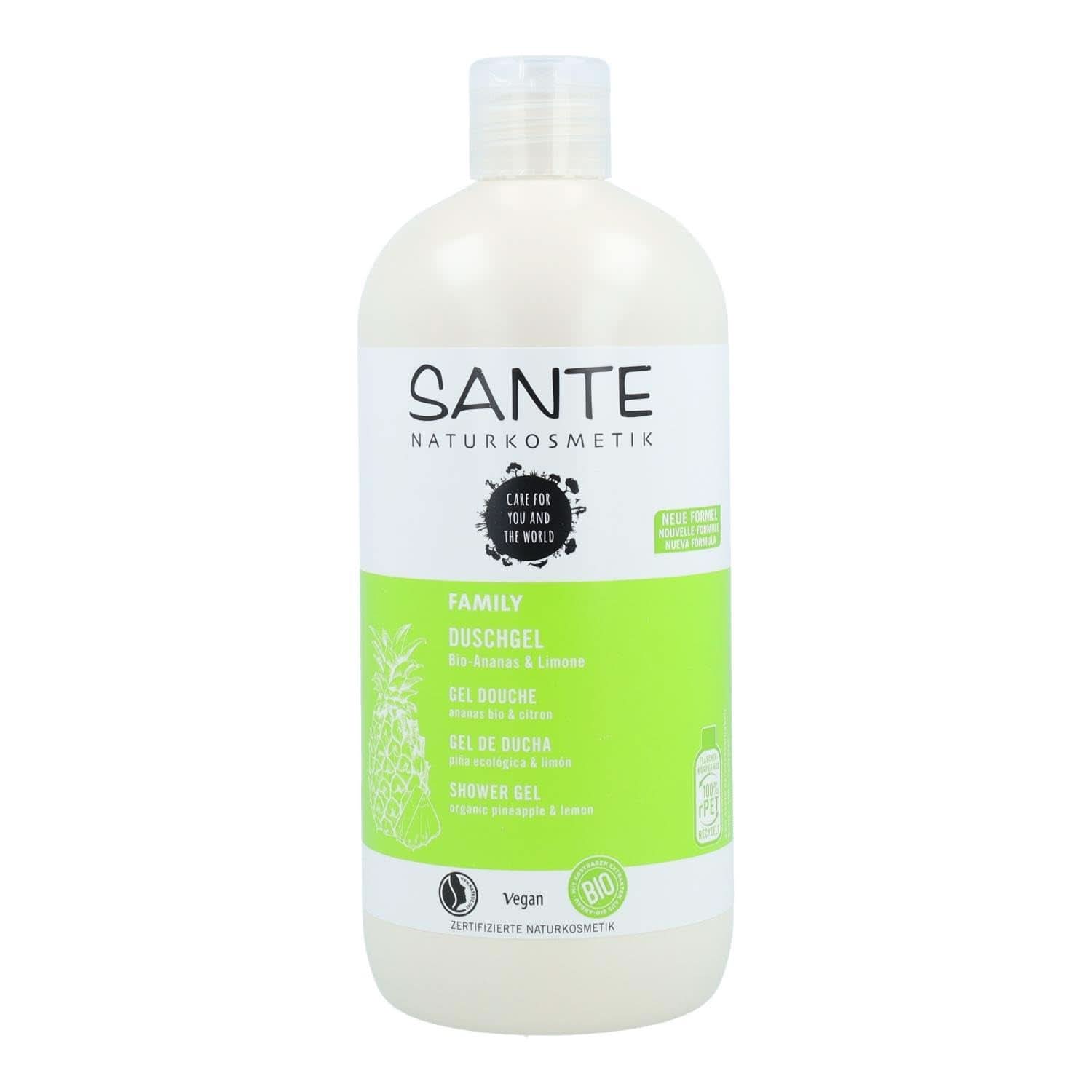 SANTE Natural Cosmetics Osvěžující sprchový gel s citrusovou vůní, 950 ml Sprcha a koupel Naty Shop 500 ml Ovocný, svěží