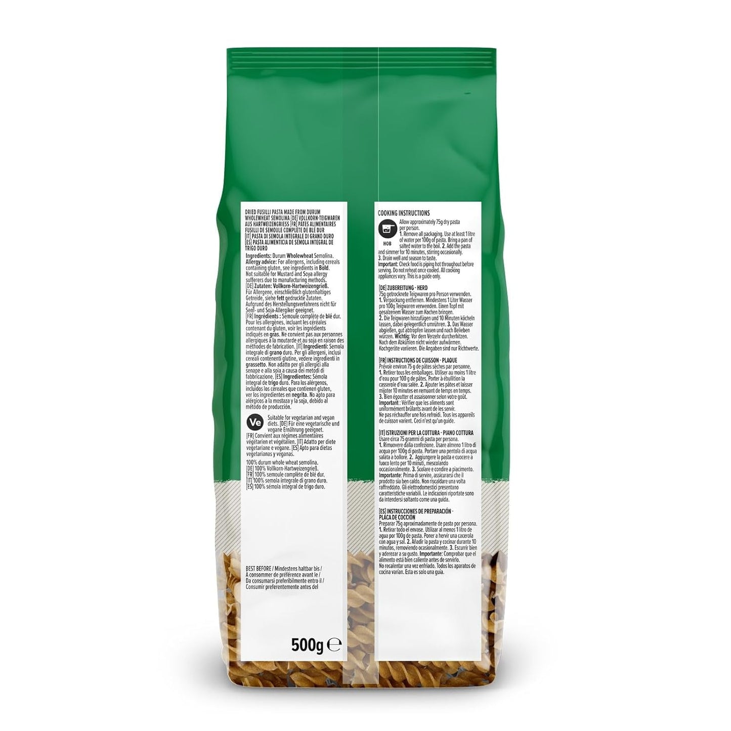 Celozrnné fusilli z Amazonu, 500g
