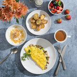 Porcelánová sada nádobí Zen Buffet, servis pro 6 (30 kusů), bílá (šálky)